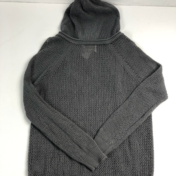 Shirt 469 | Anthropologie | Gray Knit Hoodie - Picture 3 of 5